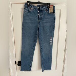 Levi’s Wedgie Straight Button Fly Jeans 30 x28